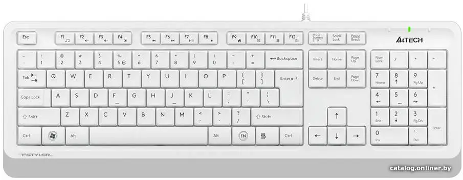 Клавиатура A4Tech Fstyler FK10 (белый/серый) (id1020258)
