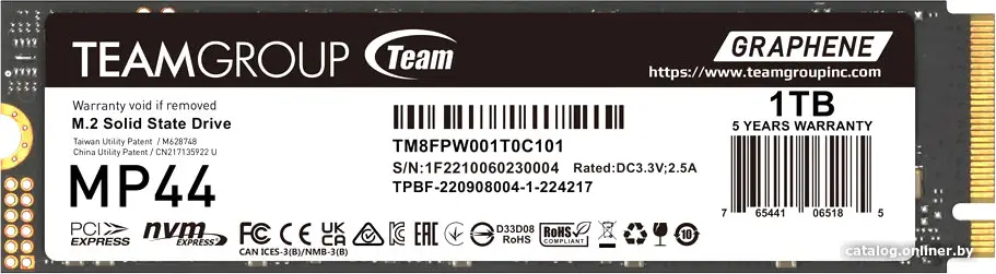SSD Team MP44 1TB TM8FPW001T0C101 (id1022160)