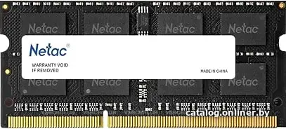 Купить Netac Basic SO DDR3L-1600 8GB C11 NTBSD3N16SP-08, цена, опт и розница