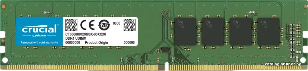 Купить Модуль памяти DIMM 16GB PC25600 DDR4 CT16G4DFRA32A CRUCIAL, цена, опт и розница