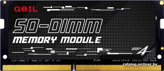 Купить Оперативная память для ноутбука GeIL GS432GB2666C19DC 16GB*2 DDR4 2666DC MEMORY MODULE SODIMM, цена, опт и розница