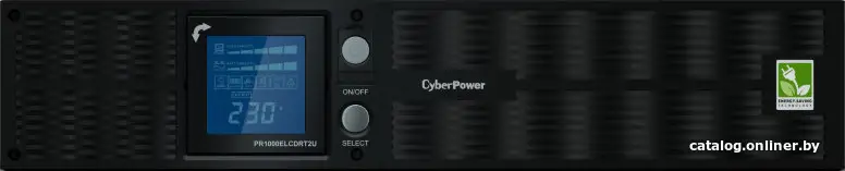 Купить CyberPower PR1000ELCDRT2UA Line-Interactive 1000VA/900W USB/RS-232/Dry/EPO/SNMPslot/RJ11/45 (8 IEC С13), цена, опт и розница