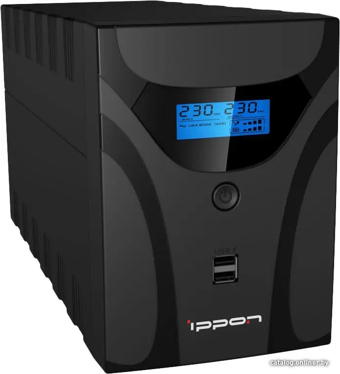 Купить Ippon Smart Power Pro II 1200 600Вт 1200ВА черный, цена, опт и розница
