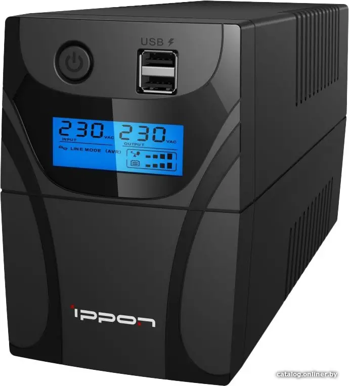 Купить Ippon Back Power Pro II Euro 650 360Вт 650ВА черный, цена, опт и розница