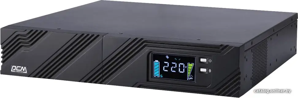 Купить Источник бесперебойного питания Powercom Smart King Pro+ SPR-3000 LCD 2400Вт 3000ВА черный, цена, опт и розница