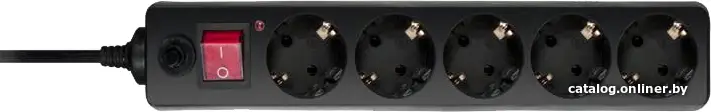 Купить Сетевой фильтр Buro 500SH-5-B 5м (5 розеток) черный (коробка), цена, опт и розница