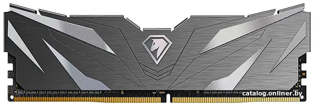 Купить Модуль памяти DDR4 Netac Shadow II 16GB 3200MHz CL16 1.35V / NTSWD4P32SP-16K / Black / with radiator, цена, опт и розница