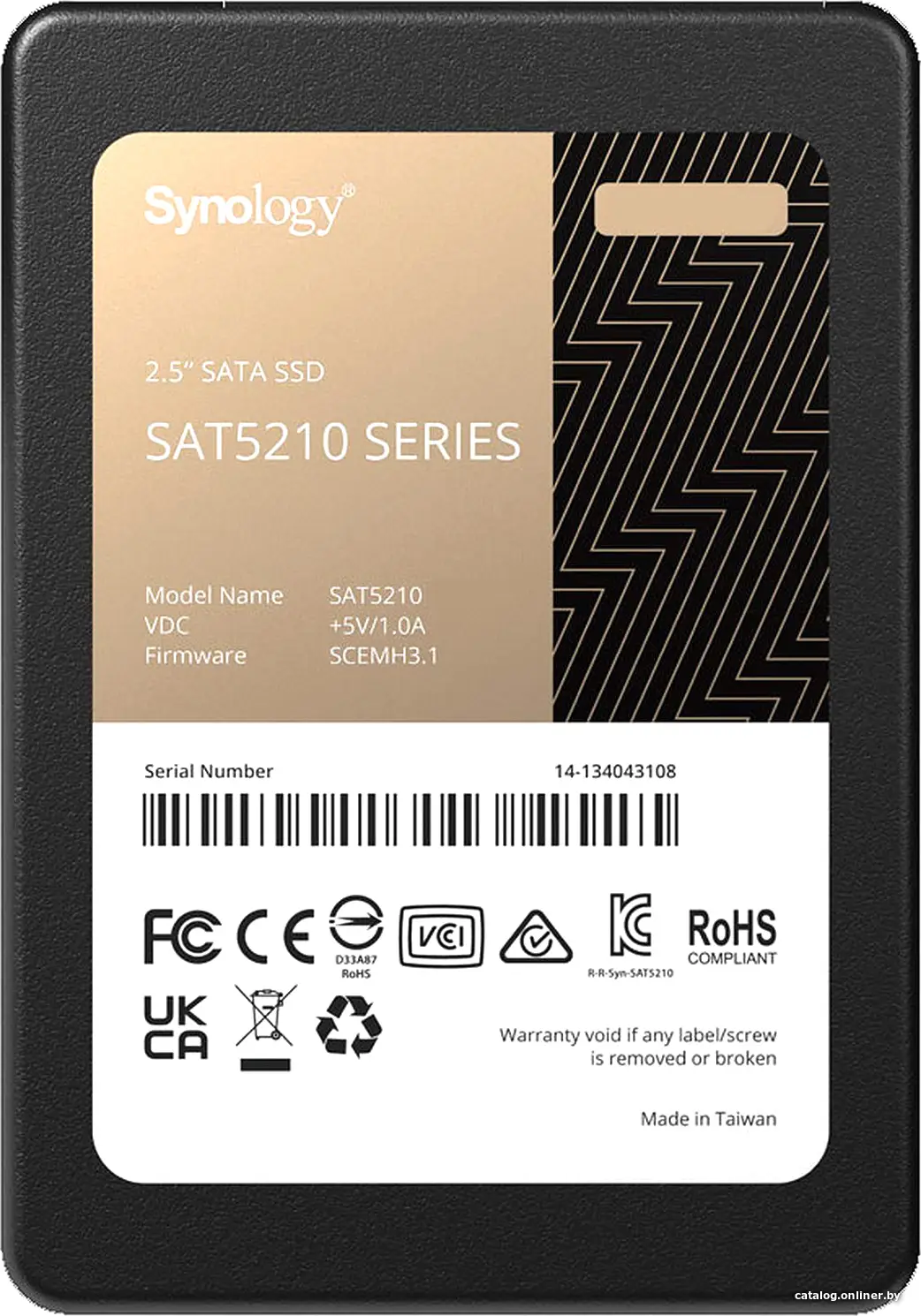 SSD диск Synology 1.92TB SAT5210-1920G