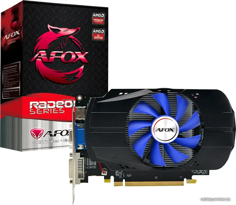 Видеокарта AFOX Radeon R7 350 2GB GDDR5 (AFR7350-2048D5H4-V3)