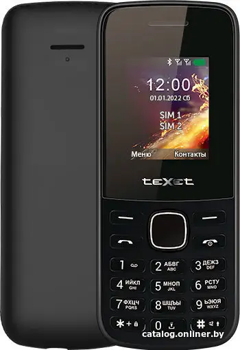 Купить Кнопочный телефон TeXet TM-117 (черный), цена, опт и розница